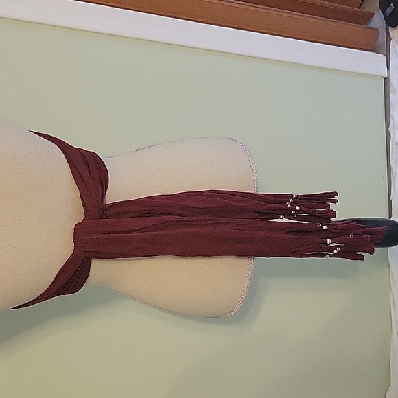 (B) y2k red boho top - Picture 3 of 3